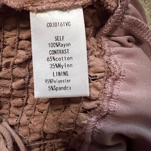 Chrysanthemum Blush Lace & Floral Maxi Dress – Size S - Picture 10 of 10